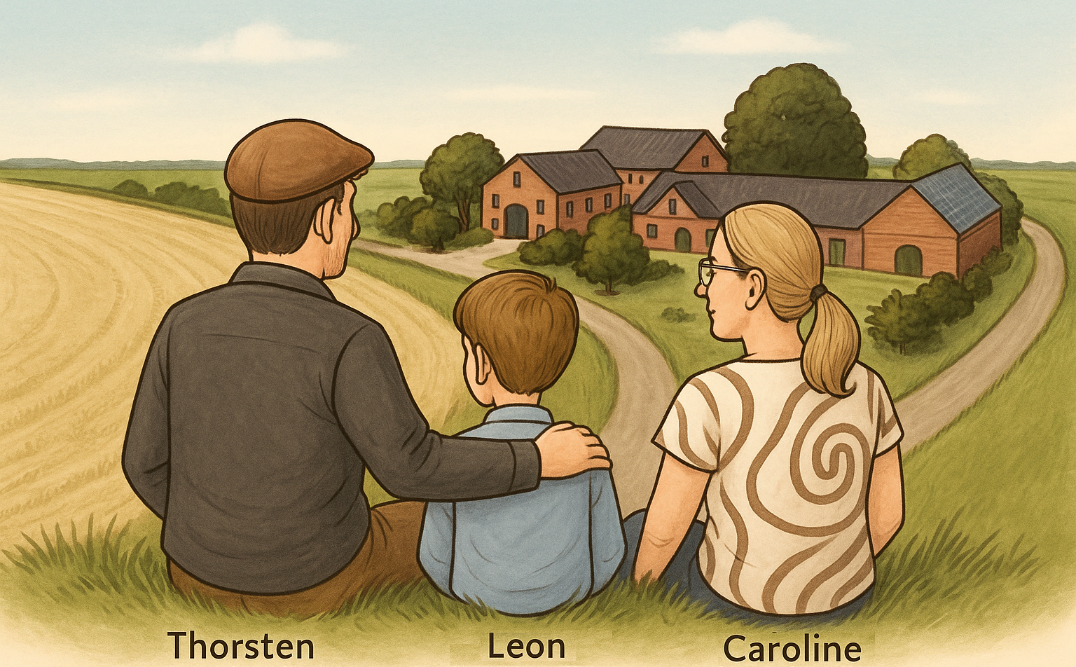 Familie Krülls auf dem Schmeddershof